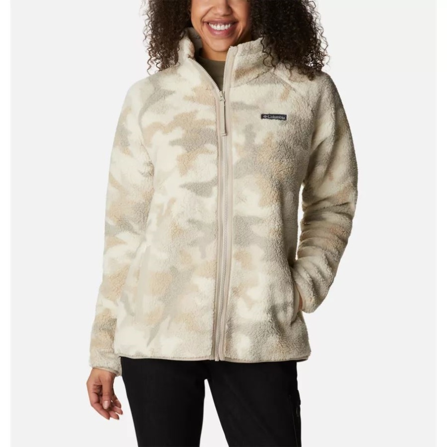 Fossil Camo Frauen Winterwärme Schweres Fleece Columbia