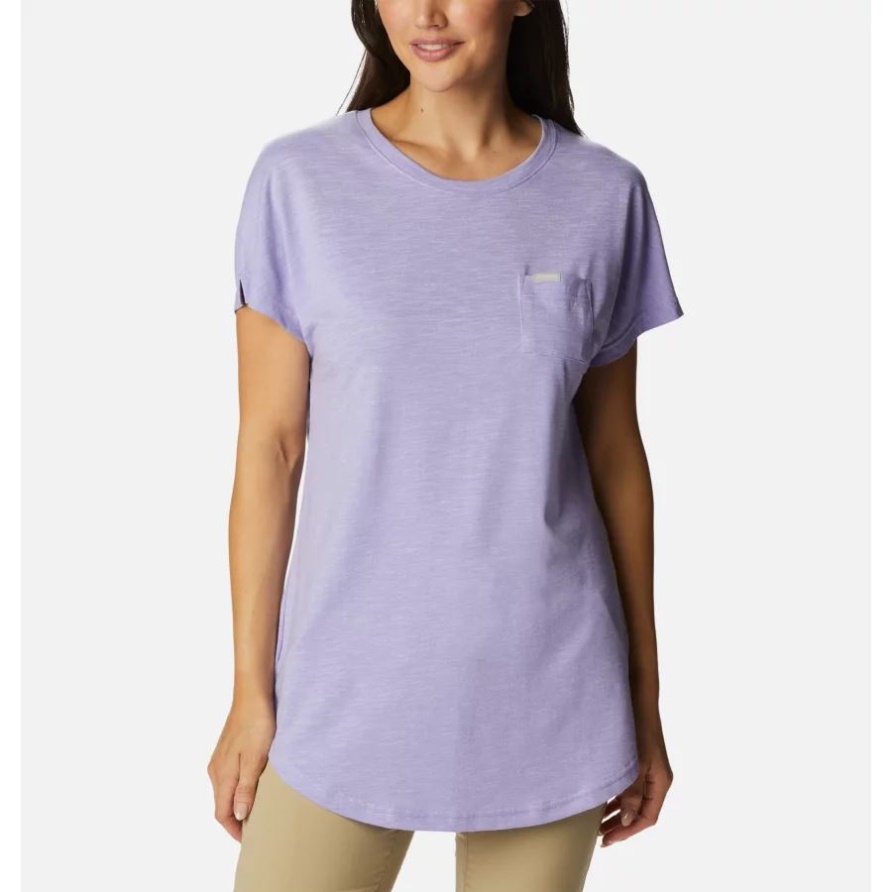 Cades Cape T-shirt Für Damen In Frosted Lila Columbia