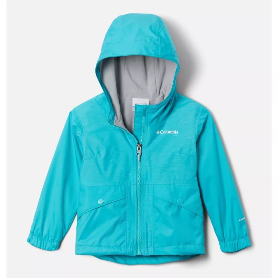 Geyser/Geyser Slub Fleece Gefütterte Jacke Für Kleinkinder Mit Fleecefutter Columbia