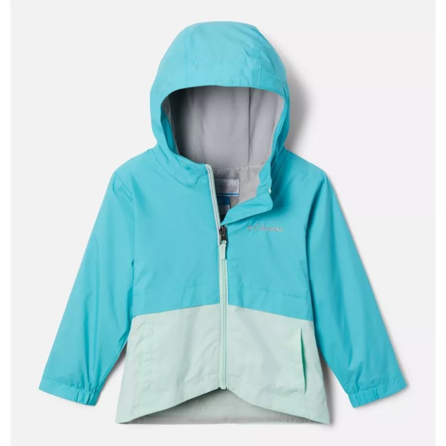 Regen-Zilla-Jacke Für Kleinkinder Von Geyser/sea Ice Für Mädchen Columbia