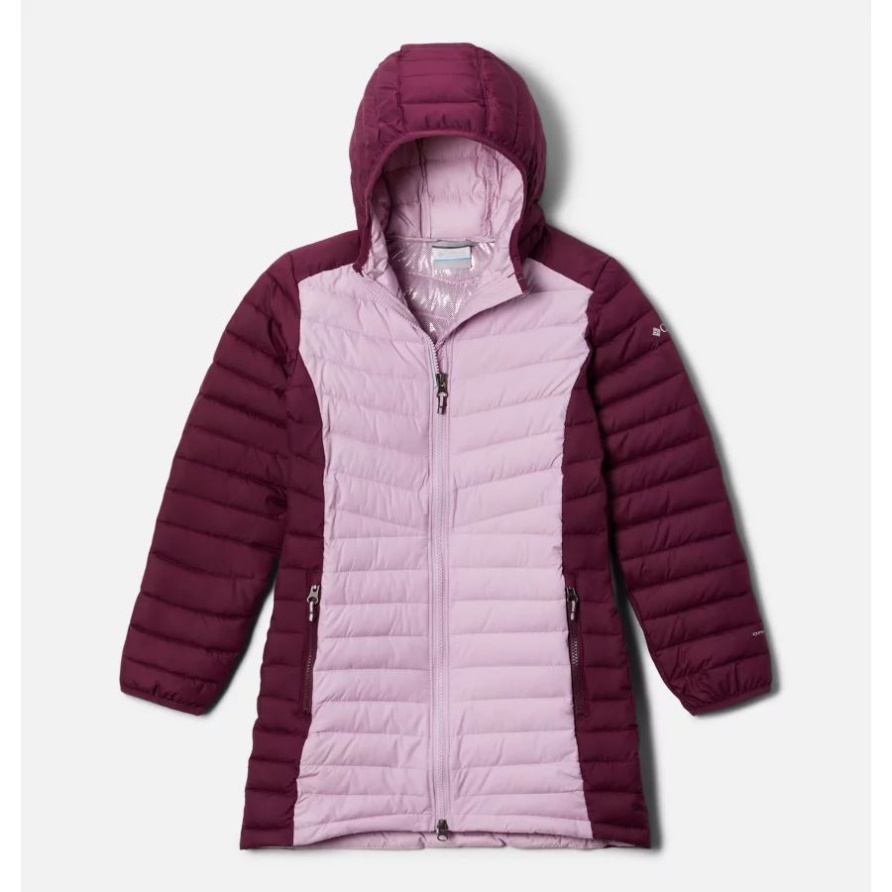 Mädchen-Slope-Edge-Mid-Insulated-Jacke Columbia Aura/Marionberry