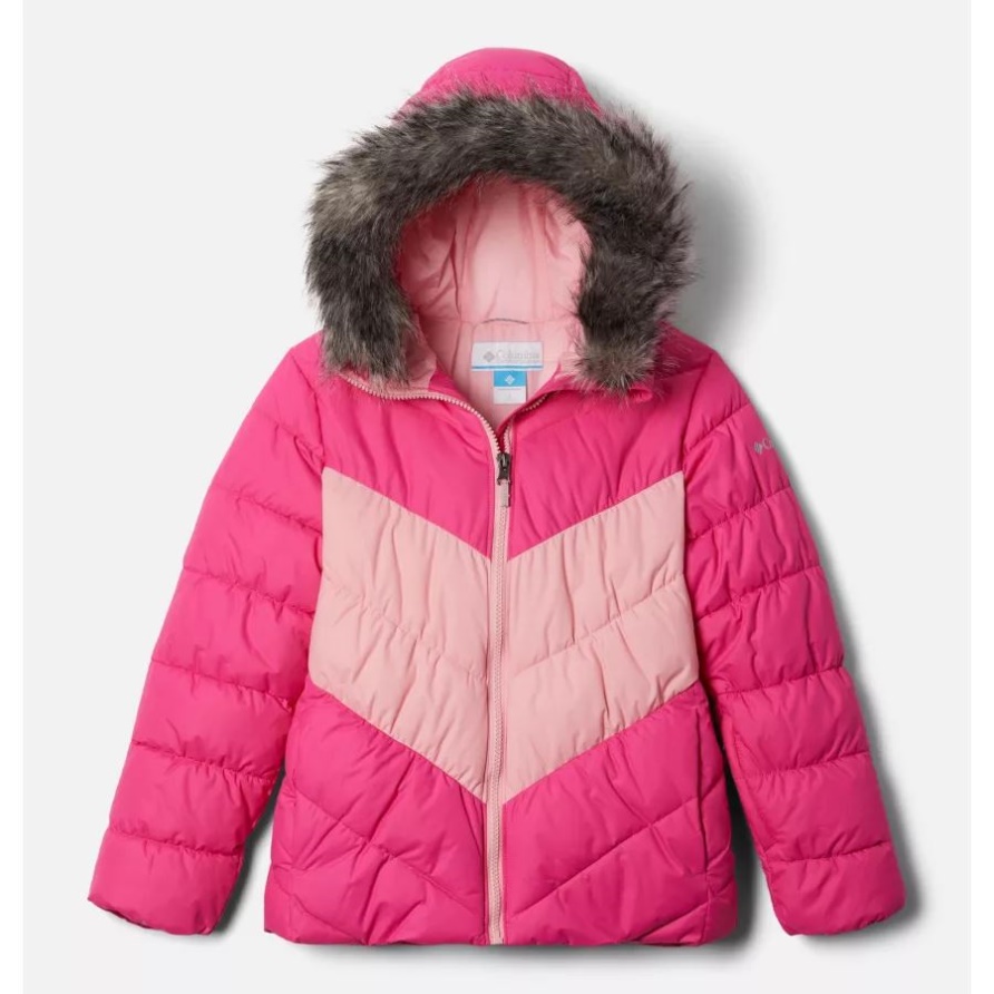 Arctic Blast Jacke Für Mädchen Pink Ice/pink Orchid Columbia