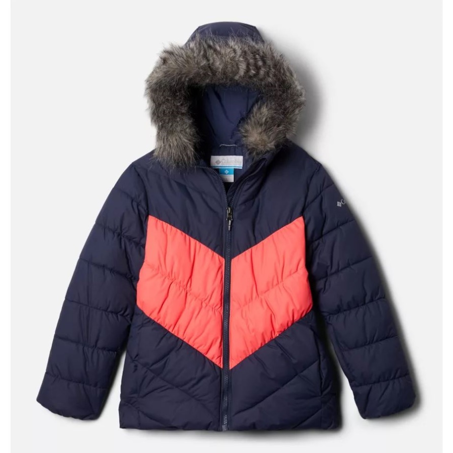 Arctic Blast Skijacke Für Mädchen Columbia Nocturnal/neon Sunrise