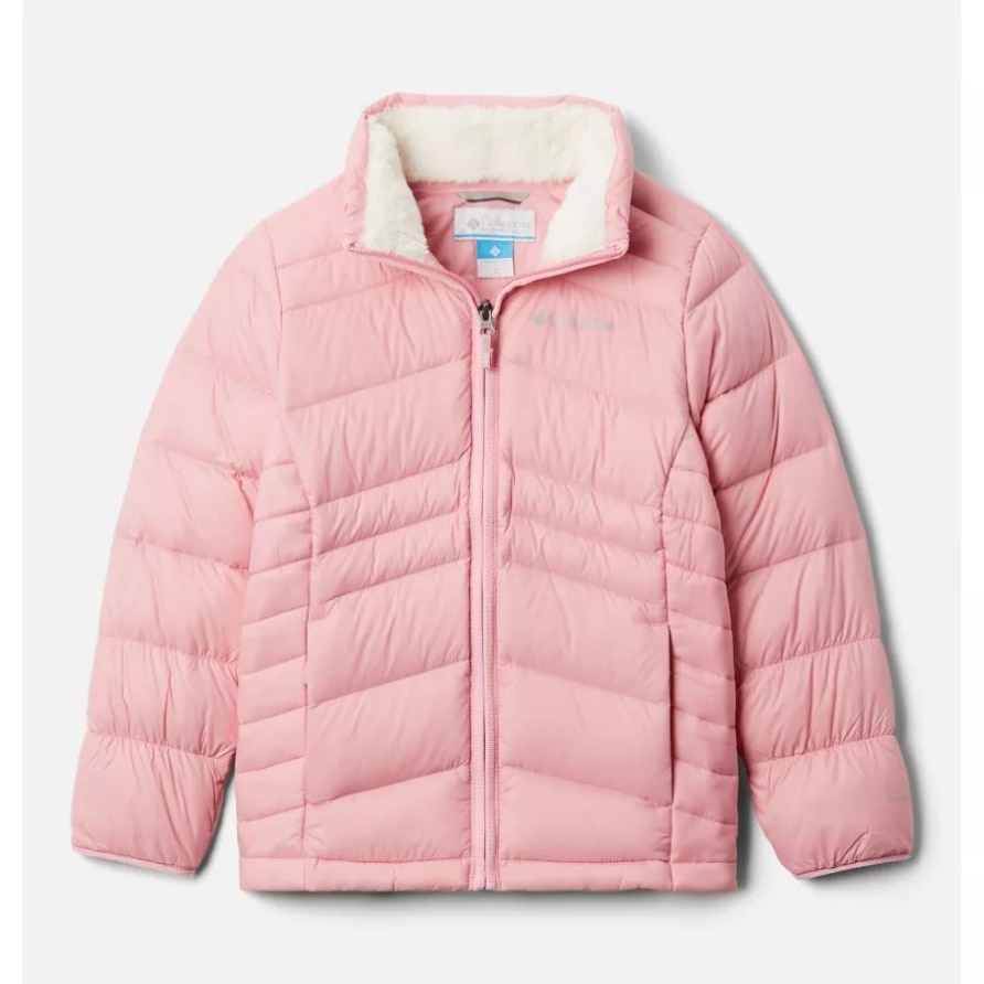 Herbst Park Daunenjacke Für Mädchen Columbia Pink Orchid
