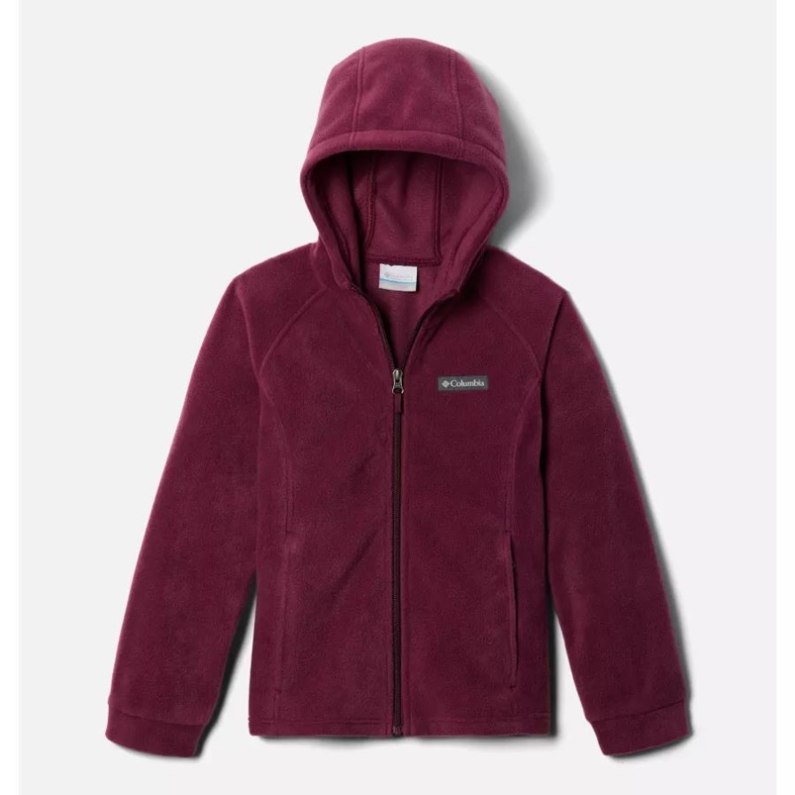 Benton Springs II Fleecejacke Mit Kapuze Für Mädchen Columbia Marionberry