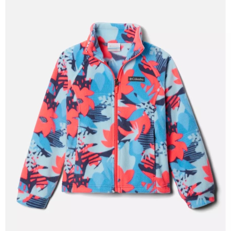 Benton Springs Ii Bedruckte Fleecejacke Für Mädchen Nachtaktiv Scraptanical Columbia