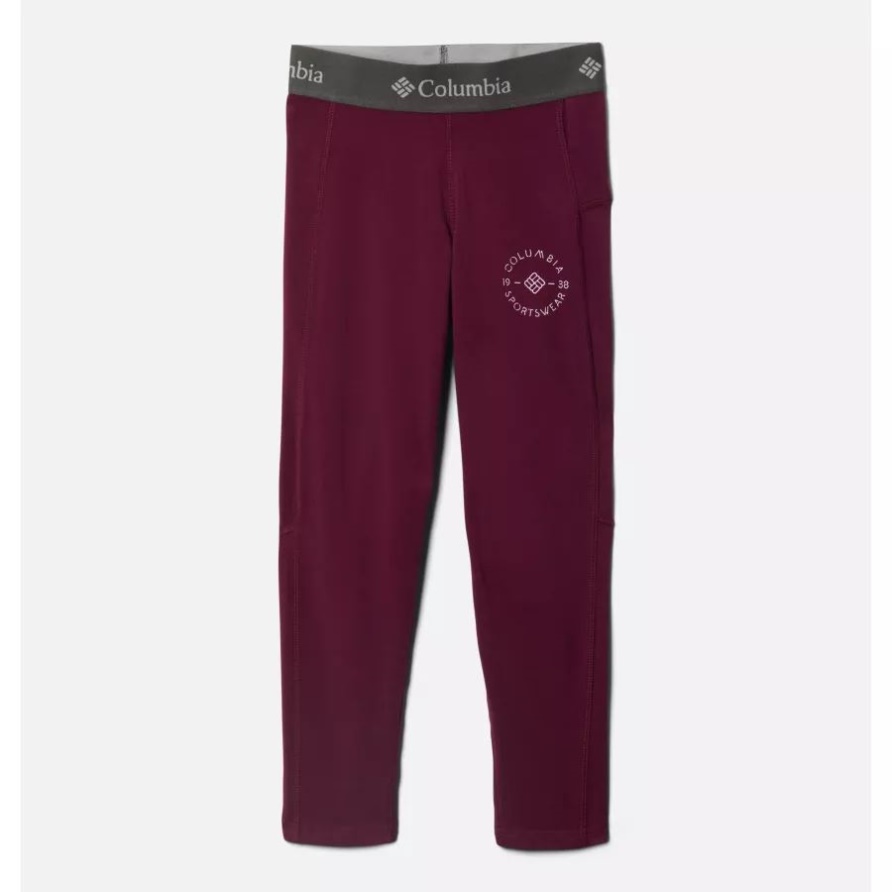 Columbia Trek Leggings Für Mädchen Columbia Marionberry