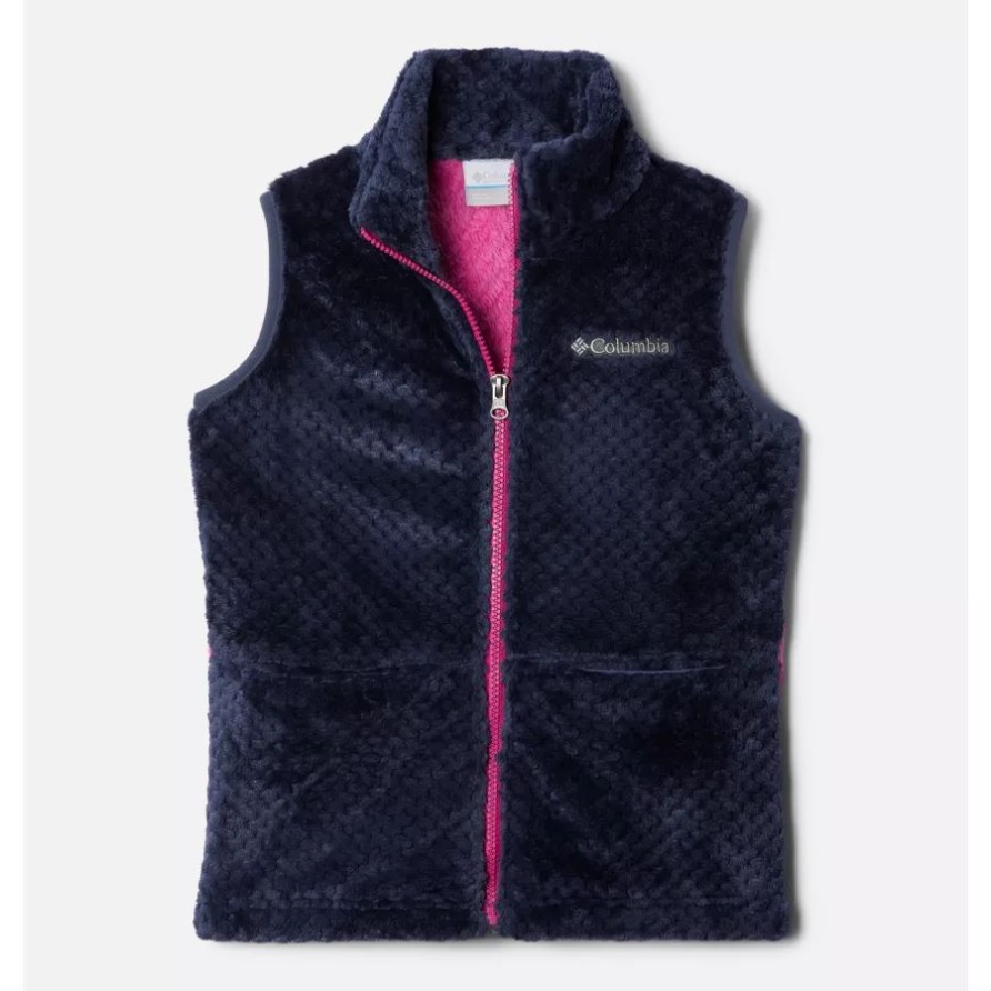 Fireside Sherpa Weste Für Mädchen Nachtaktiv/wild Fuchsia Columbia