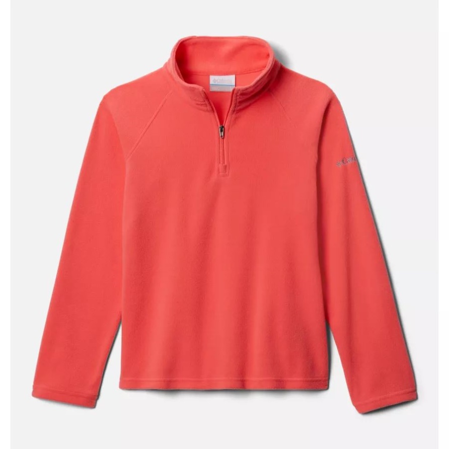 1/4 Reißverschluss-Pullover Aus Gletscherfleece Für Mädchen Columbia Blush Pink