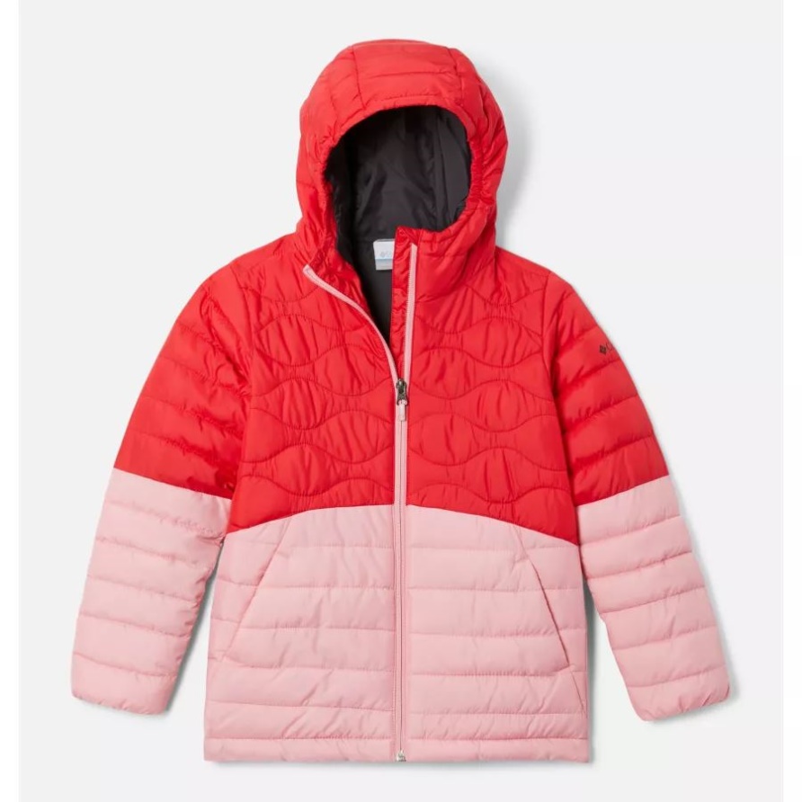 Humphrey Hills Pufferjacke Für Mädchen Red Lily/pink Orchid Columbia