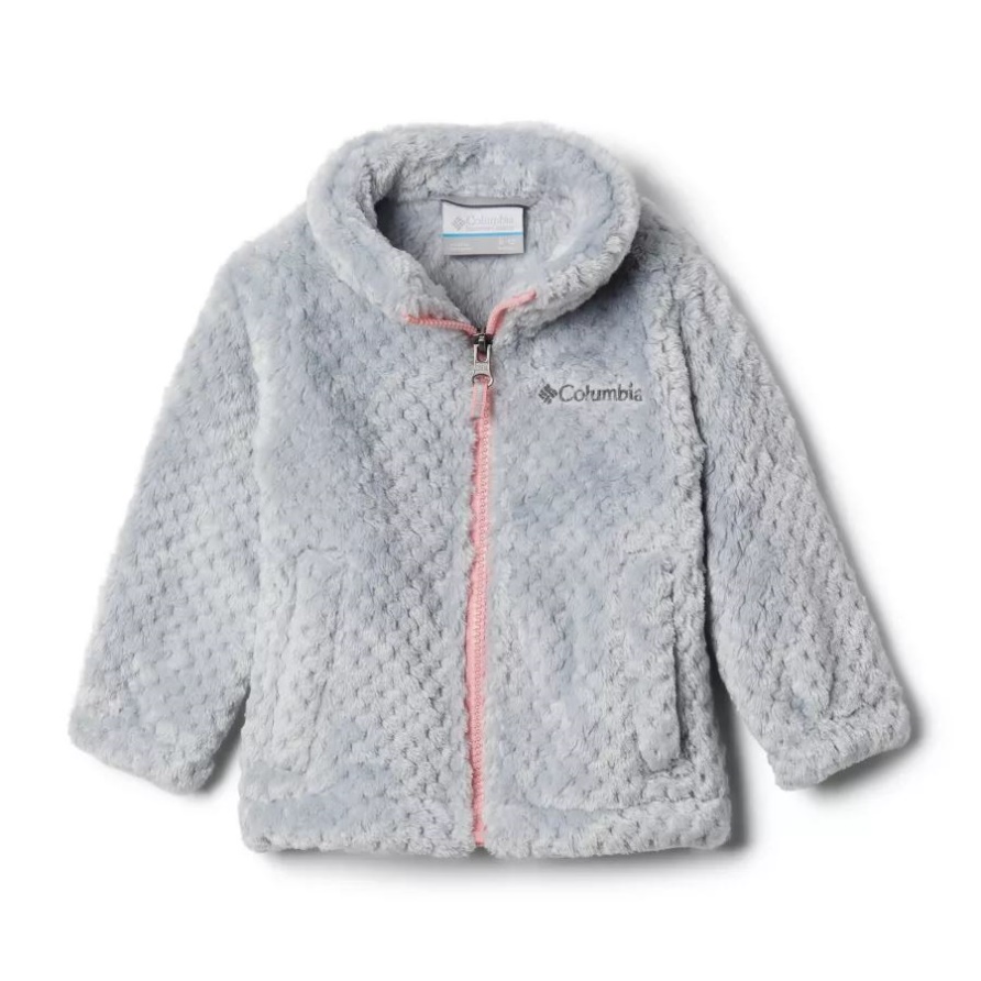 Sherpa-Jacke Für Kleinkinder Mit Feuerseite Für Mädchen Columbia Grey Columbia