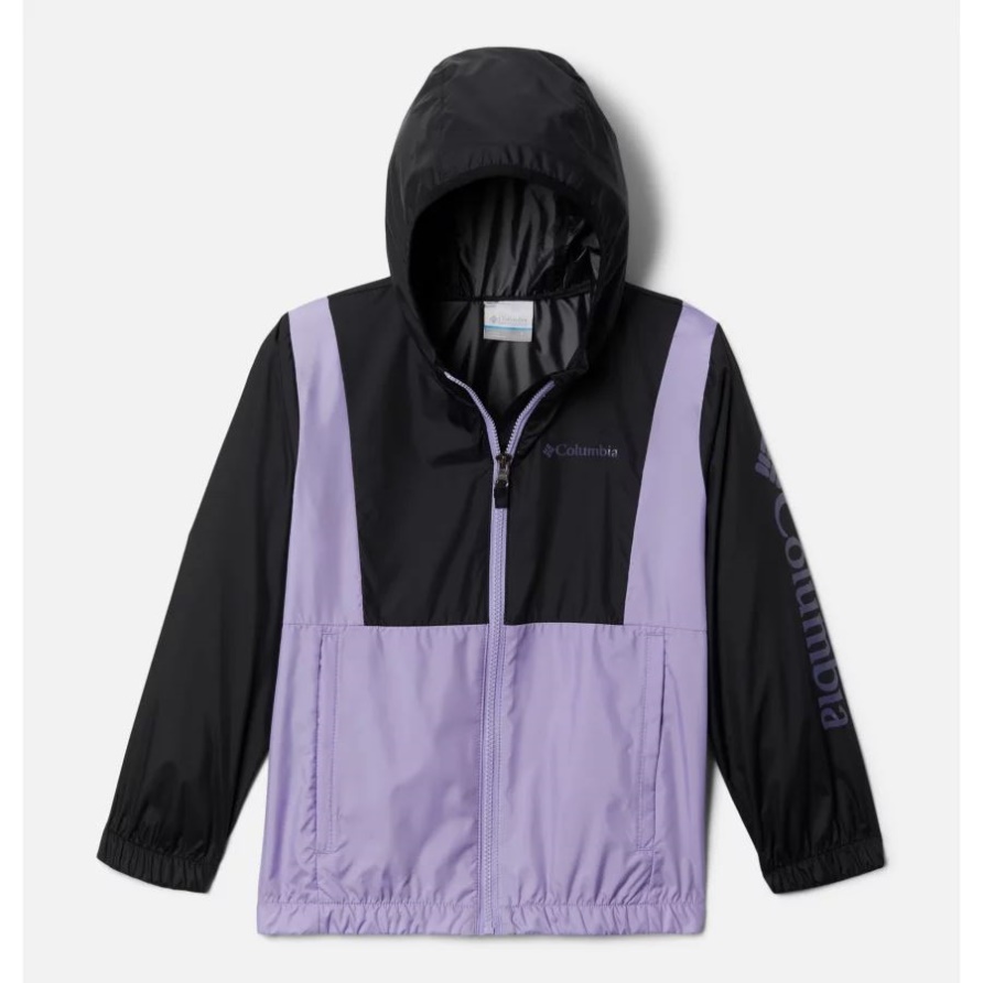 Mädchenjacke Lily Basin Schwarz/frosted Purple Columbia