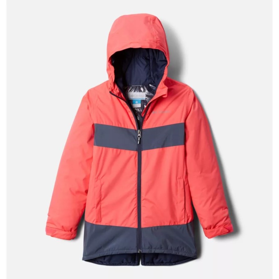 Oso Mountain Isolierjacke Für Mädchen Neon Sunrise/nocturnal Columbia