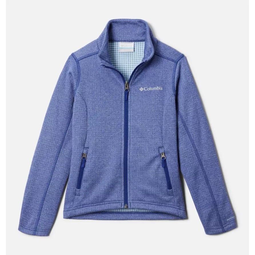 Park View Mädchen-Fleecejacke Mit Durchgehendem Reißverschluss Dark Sapphire Heather Columbia