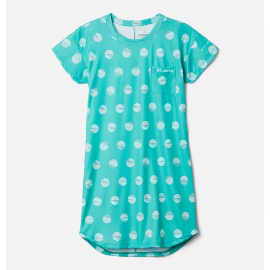 Parker Ridge Kleid Für Mädchen Electric Türkis Sundaze Columbia