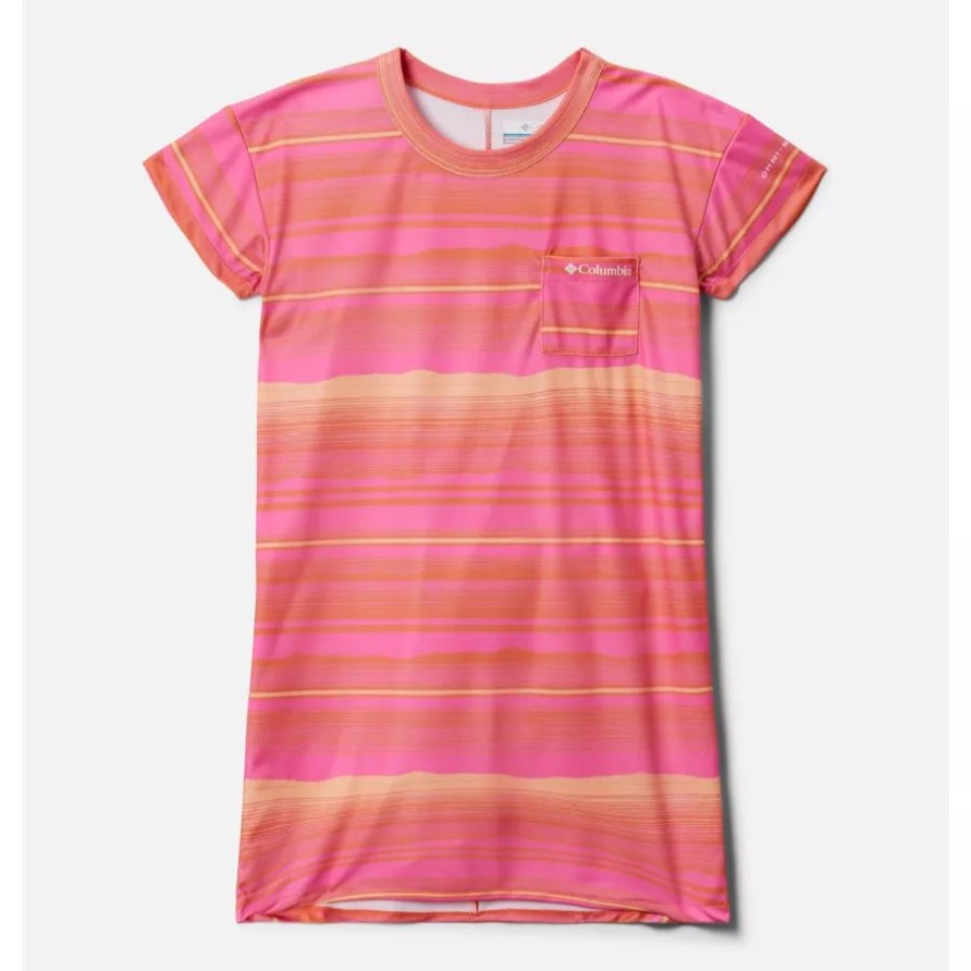 Parker Ridge Kleid Für Mädchen Sunset Orange Horizons Stripe Columbia