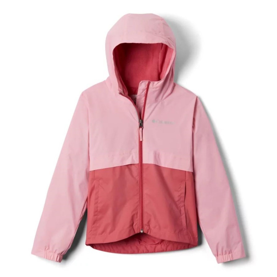 Regen-Zilla-Jacke Für Mädchen Columbia Rouge Pink/Pink Orchid