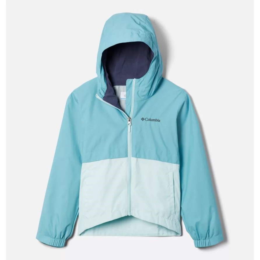 Regen-zilla-jacke Für Mädchen Columbia Sea Wave/icy Morn