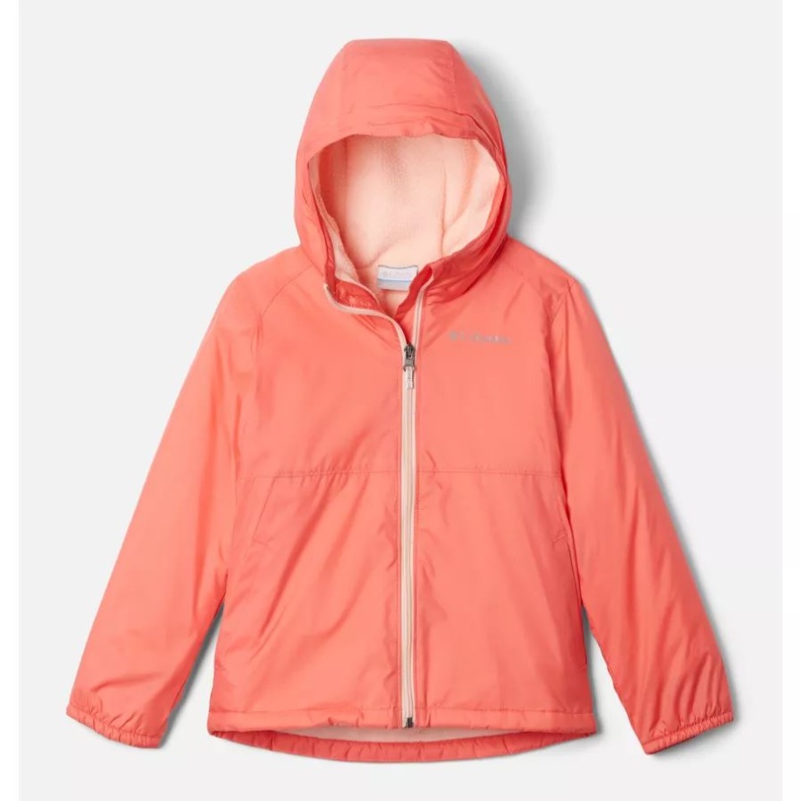 Mädchenjacke Mit Sherpa-Futter Und Switchback Columbia Blush Pink