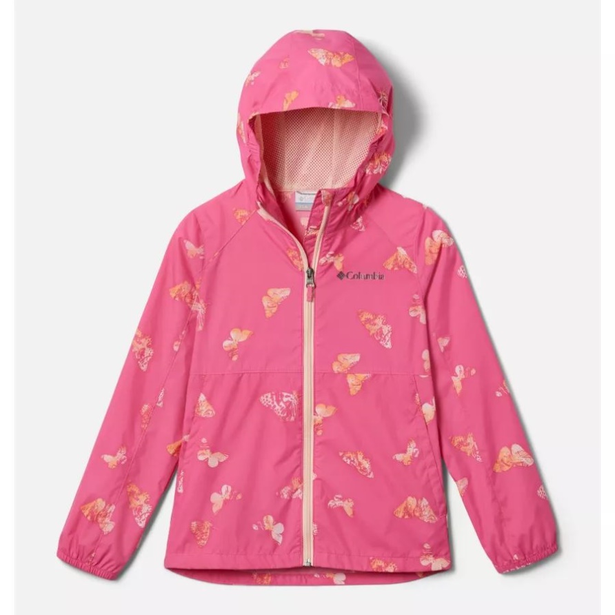 Switchback Springs Jacke Für Mädchen Columbia Wild Geranium Flutter Wonder