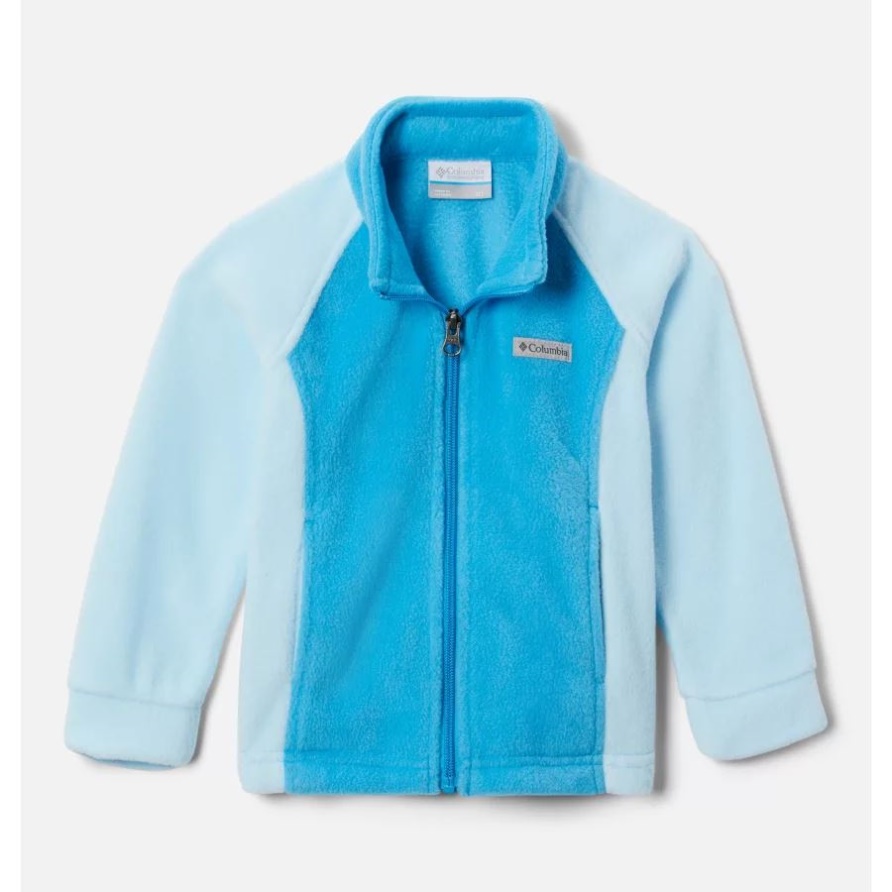 Benton-Springs-Fleecejacke Für Mädchen Für Kleinkinder Spring Blue/blue Chill Columbia