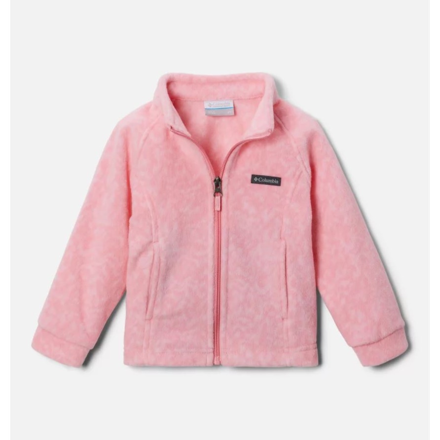 Benton Springs II Bedruckte Fleecejacke Für Mädchen Für Kleinkinder Pink Orchid Terrain Columbia