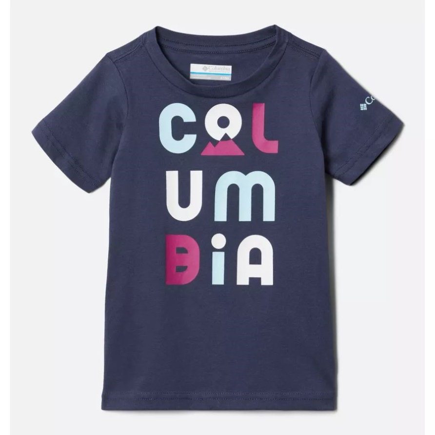 Bessie Butte Kurzarm-Grafik-T-Shirt Für Mädchen Für Kleinkinder Columbia Nocturnal/csc Peaks