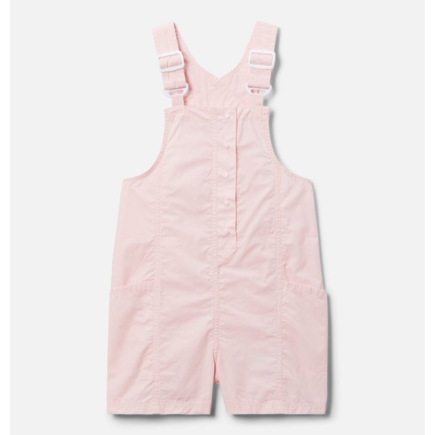 Verwaschener Playsuit Für Mädchen Satin Pink Columbia