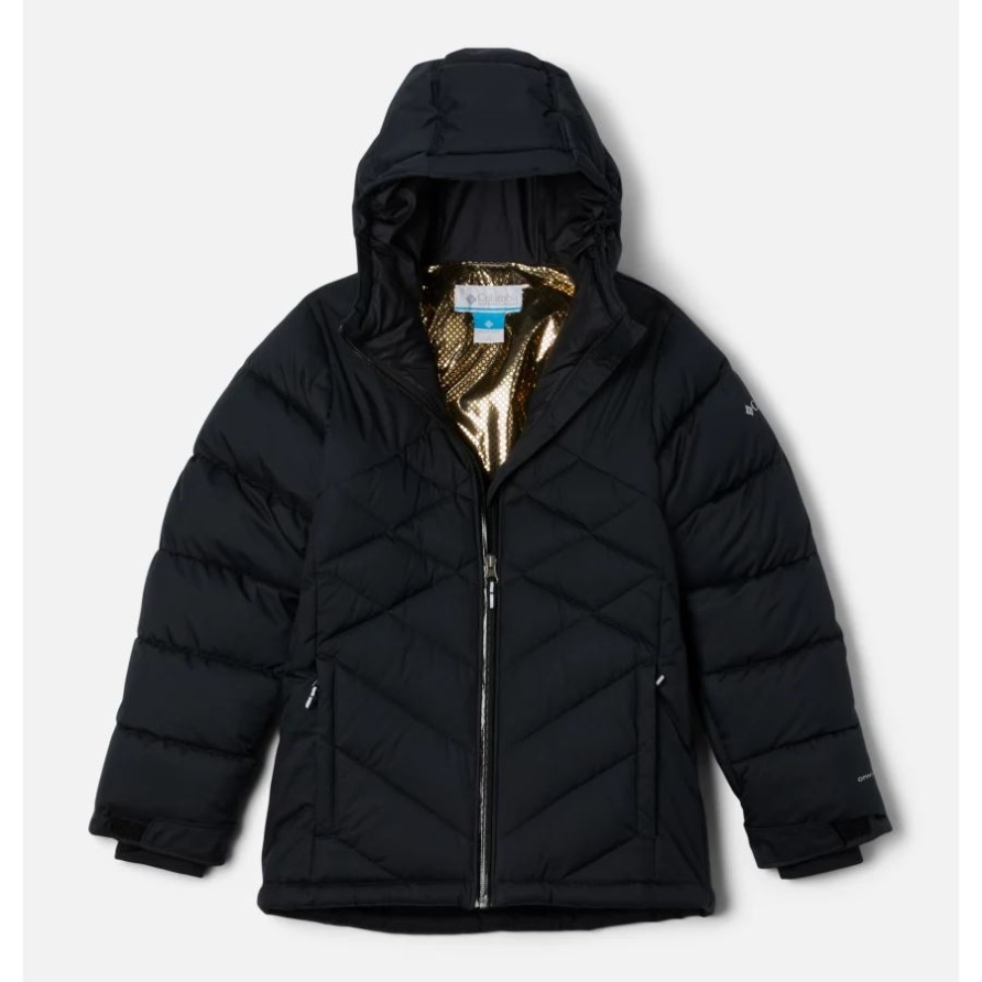 Mädchen Winterpuder Ii Wattejacke Columbia Schwarz