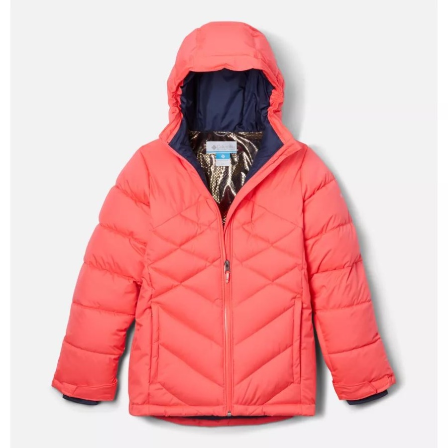 Winterpuder Ii Wattejacke Für Mädchen Neon Sunrise Columbia