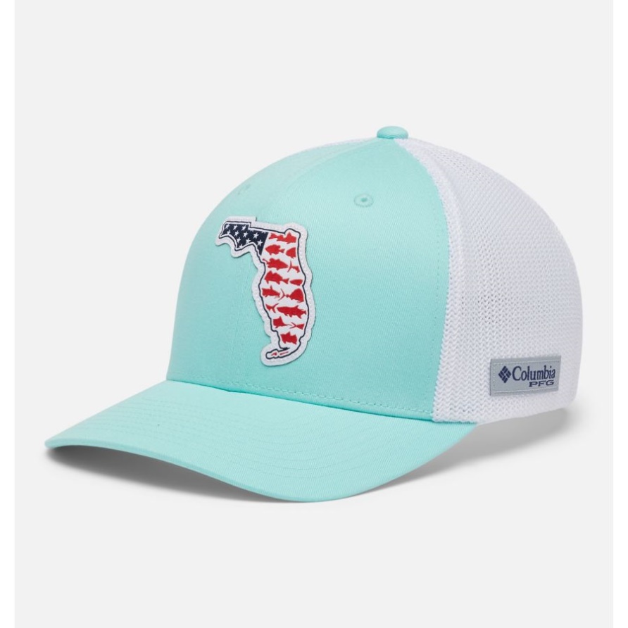 Gulf Stream/Florida Patch PFG Mesh Stateside Ball Cap Columbia