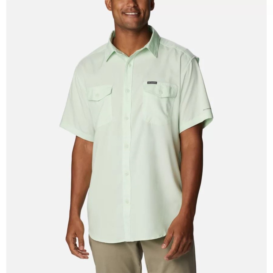 Eisgrünes, Kurzärmliges, Kurzarmshirt Von Nutzer Ii Für Herren Columbia