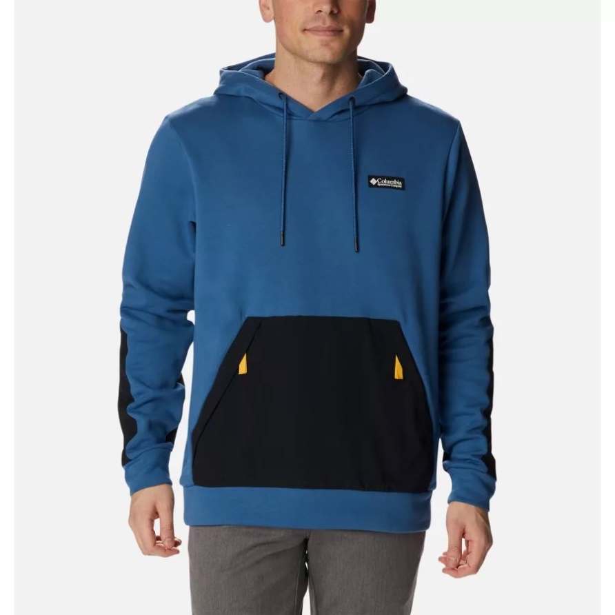 Impulse Blau/schwarzer Ballistic Ridge Hoodie Für Herren Columbia