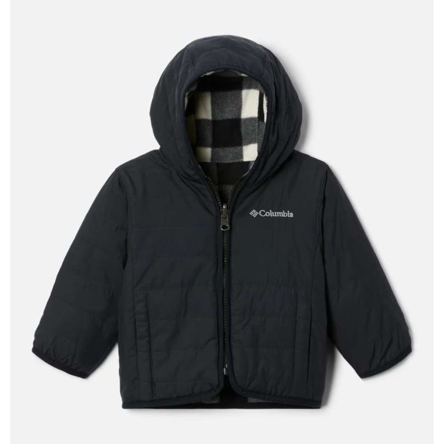 Baby Double Trouble Wendejacke Schwarz/kreide Kariert Columbia