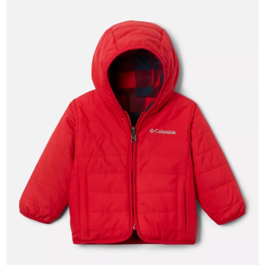 Wendejacke Für Kleinkinder Mit Double Trouble Columbia Mountain Red/Mountain Red Check