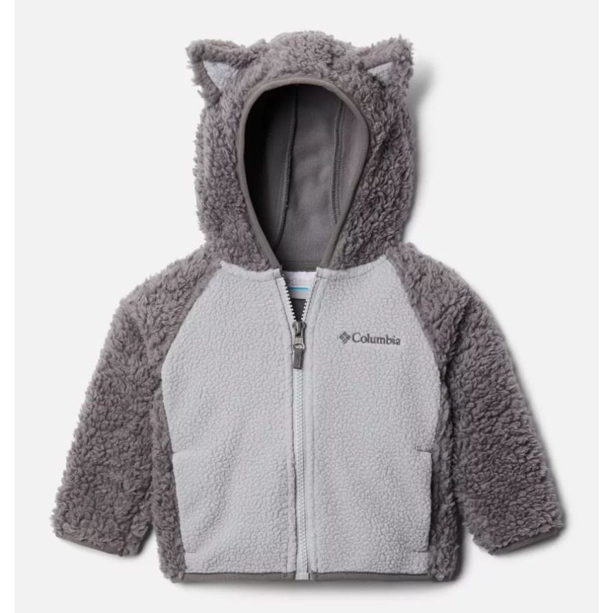 Infant Foxy Baby Sherpa Jacke City Grey/columbia Grey Columbia