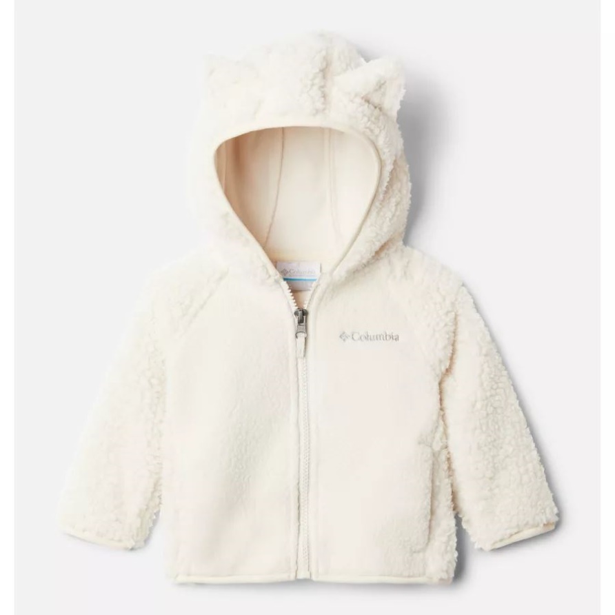 Säugling Foxy Baby Sherpa-Jacke Columbia Chalk