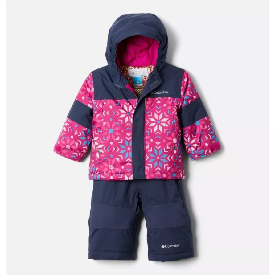 Infant Mighty Mogul Omni-Heat Infinity Insulated Set Columbia Wild Fuchsia Paperflakes/Nachtaktiv