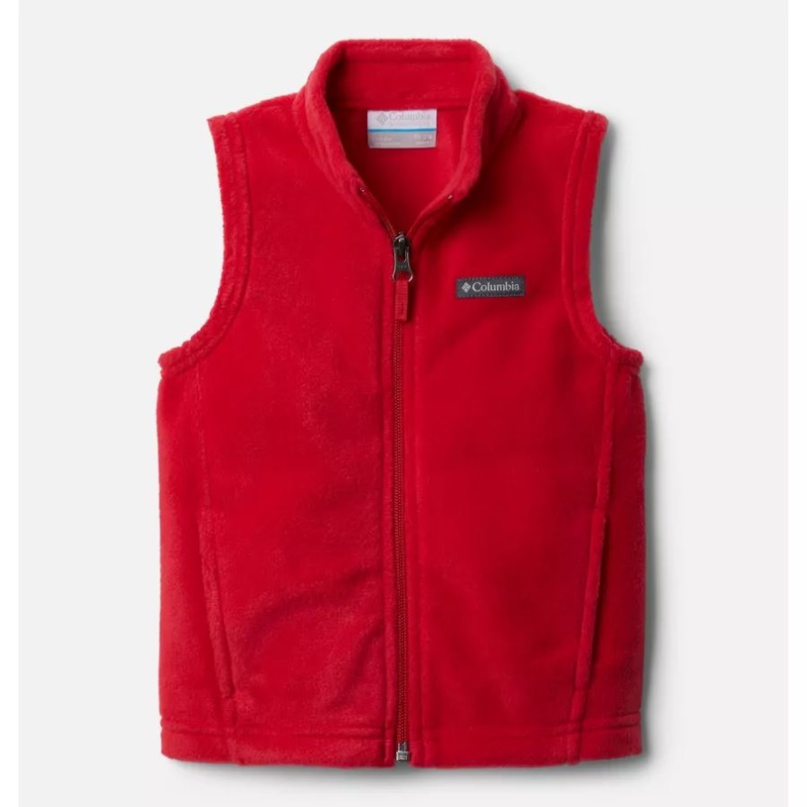 Säugling Steens Mountain Fleece Weste Columbia Mountain Rot