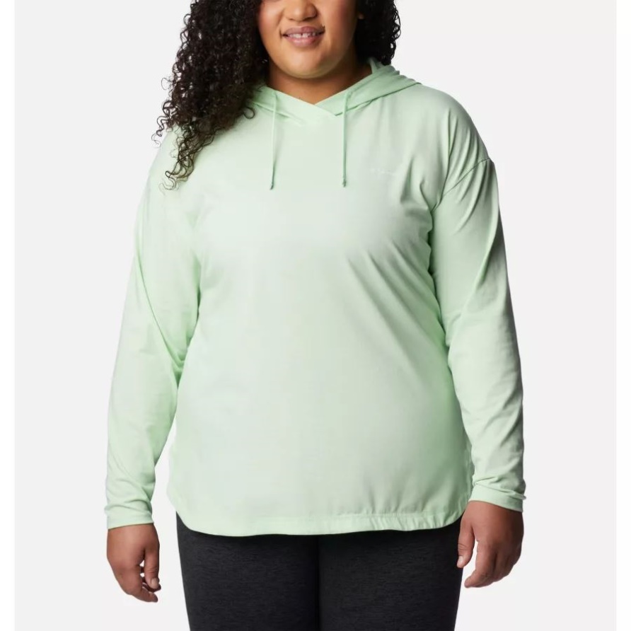 Key West Heather Columbia Sun Trek Kapuzenpullover Für Damen In Übergröße