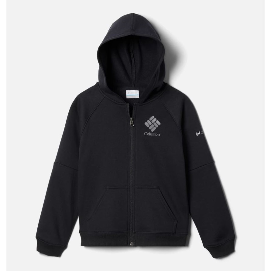 Columbia-Trek-Hoodie Mit Durchgehendem Reißverschluss Für Kinder Columbia Black
