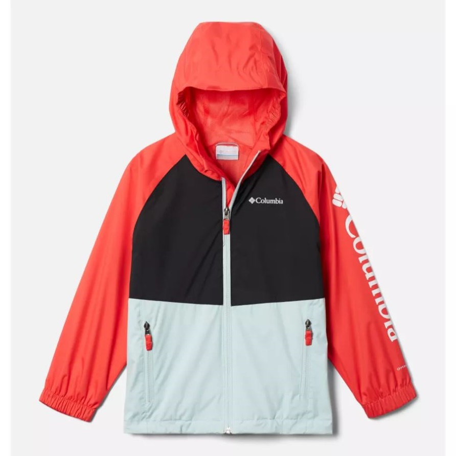 Dalby Springs Kinderjacke Columbia Icy Morn/schwarz/roter Hibiskus