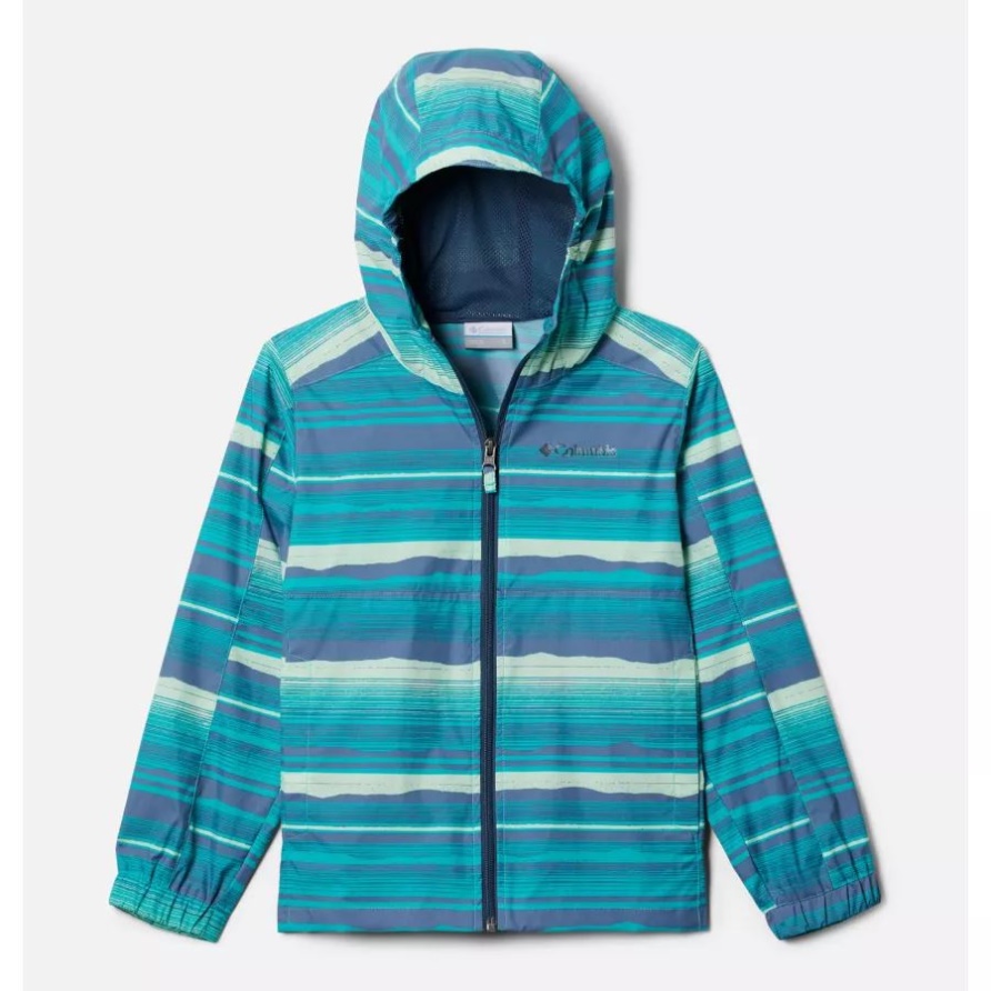 Glennaker Springs Jacke Für Kinder Hell Aqua Horizons Stripe Columbia