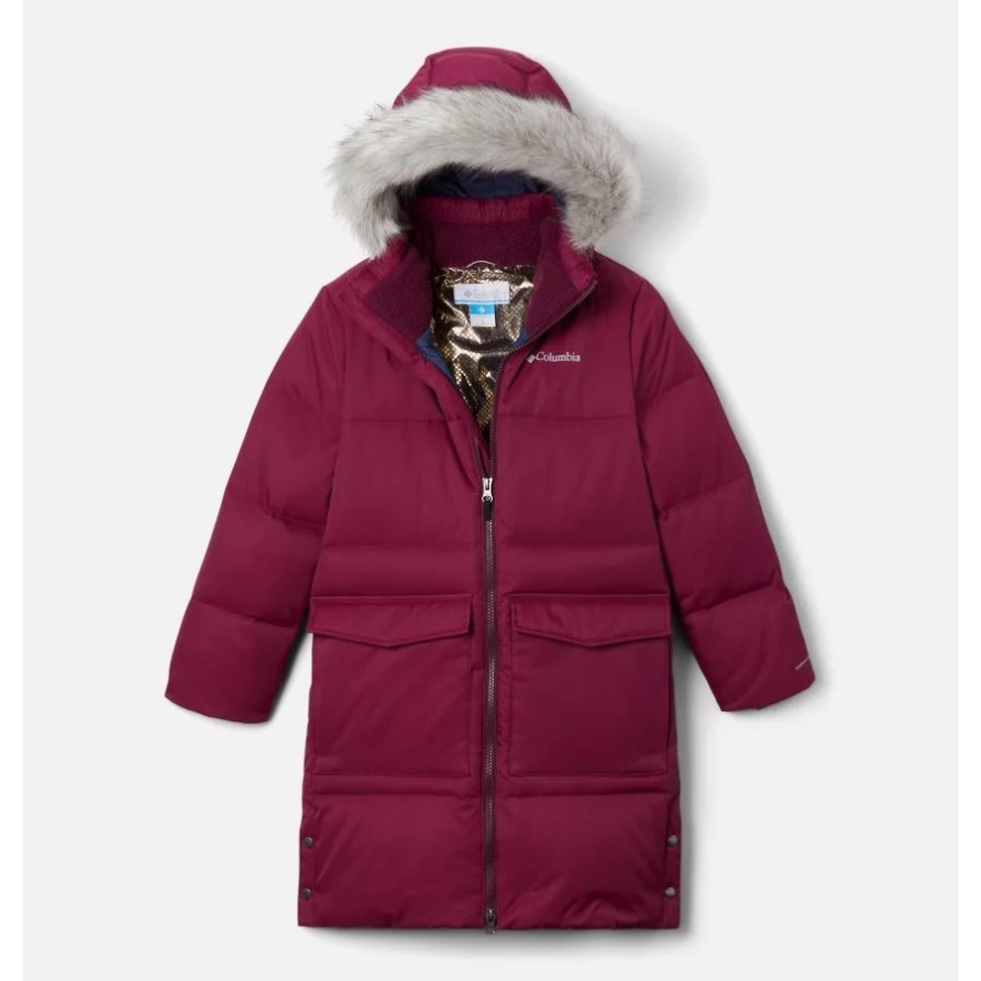 Rockfall Ii Mitteldaunenjacke Für Kinder Marionberry Columbia