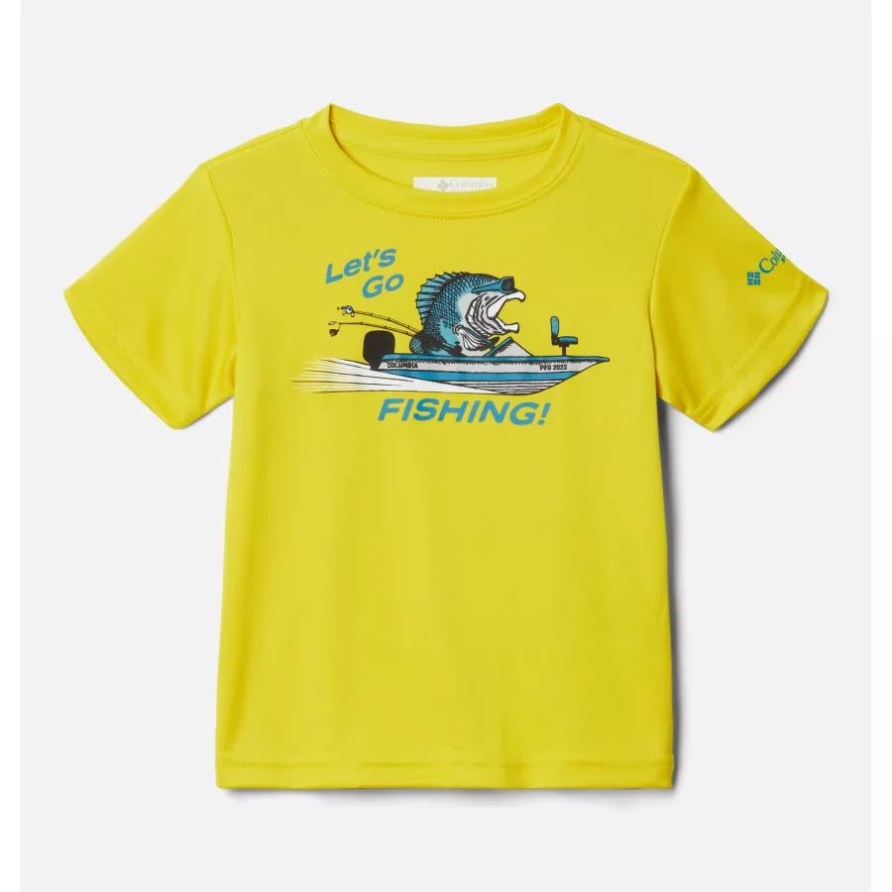 Laser Zitrone/y Lgf Bass Boot Jungen Kleinkind Pfg Endgerät Lgf T-shirt Columbia