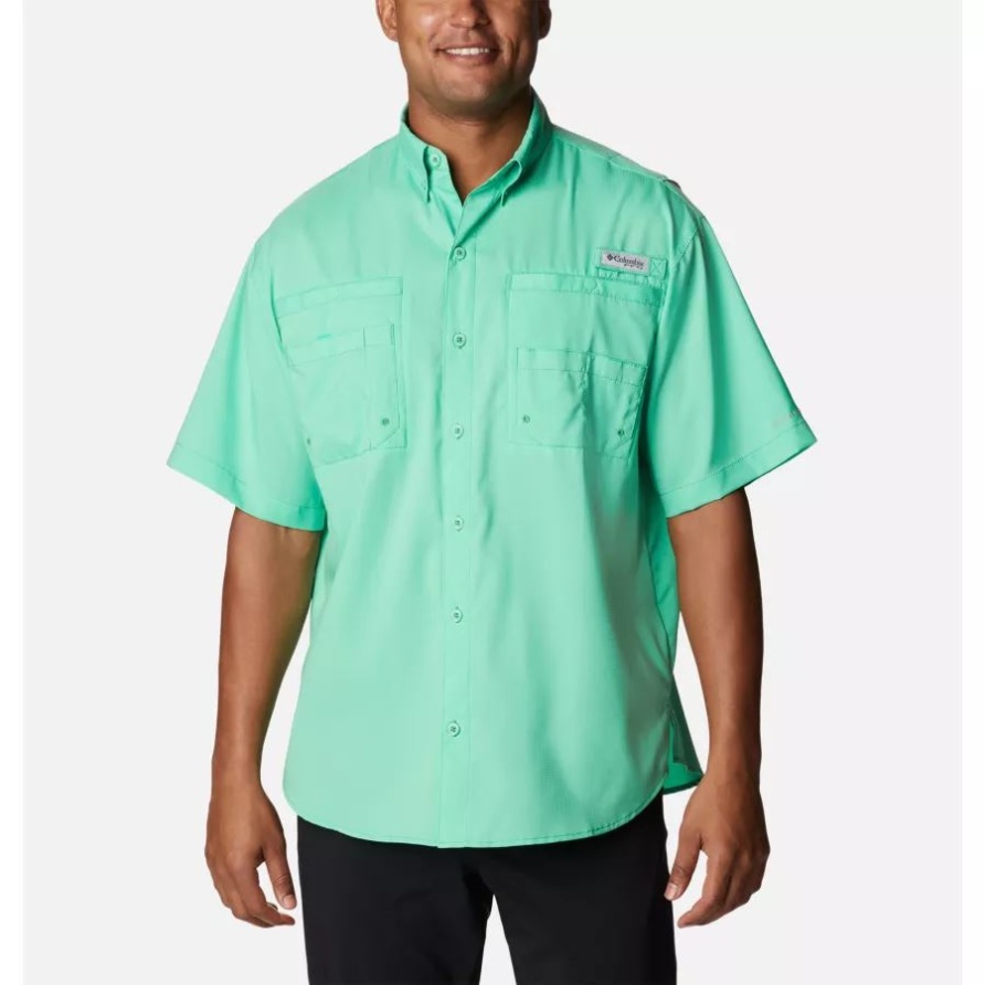 Light Jade Columbia Herren Pfg Tamiami Ii Kurzarmshirt Groß