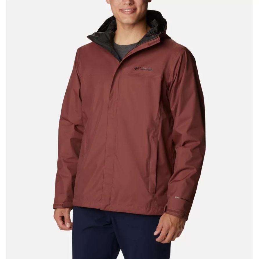 Light Raisin Columbia Wasserdichte Ii Regenjacke Für Herren Groß