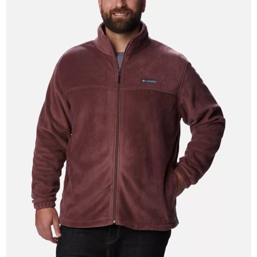 Light Raisin Steens Mountain 2.0 Fleecejacke Mit Durchgehendem Reißverschluss Für Herren Big Columbia