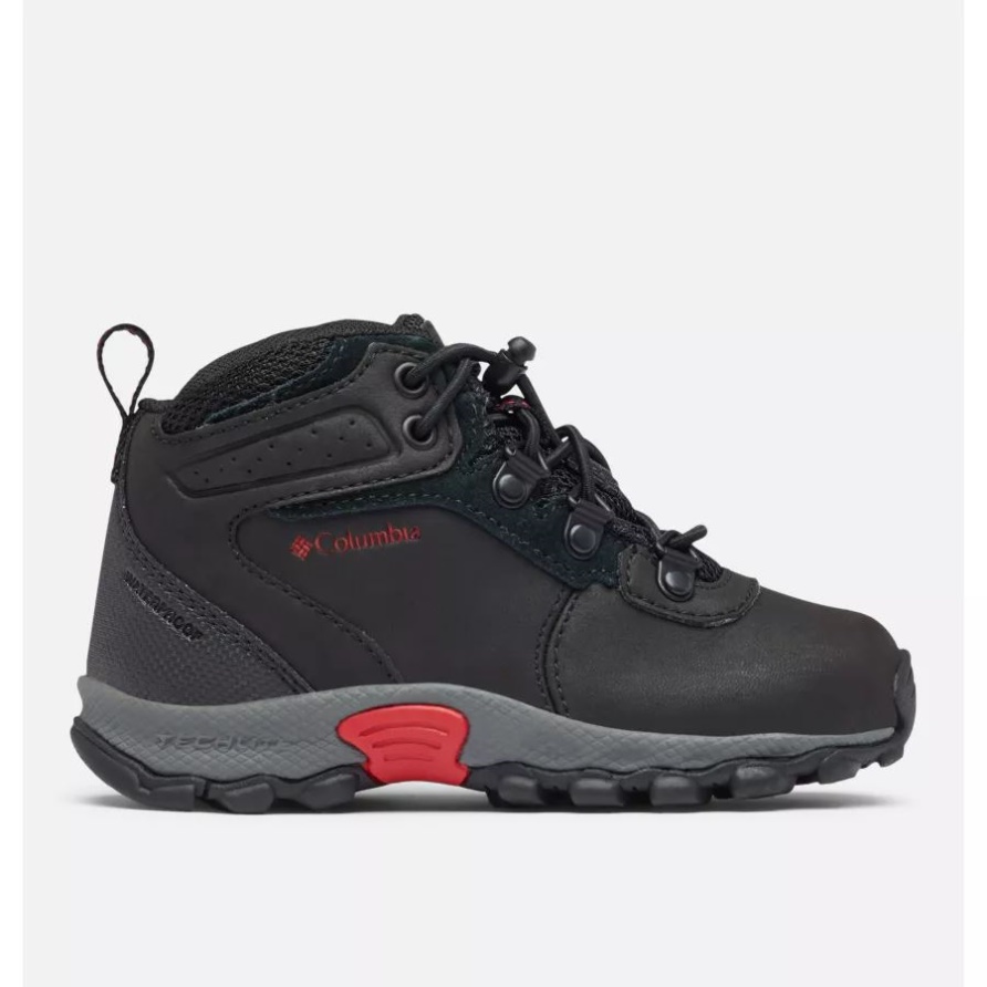 Newton Ridge Wasserdichter Wanderschuh Für Kleine Kinder Schwarz/mountain Red Columbia Brand