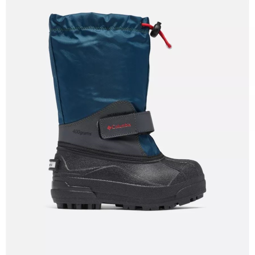 Powderbug Forty Schneestiefel Für Kleine Kinder Petrolblau/mountainrot Columbia
